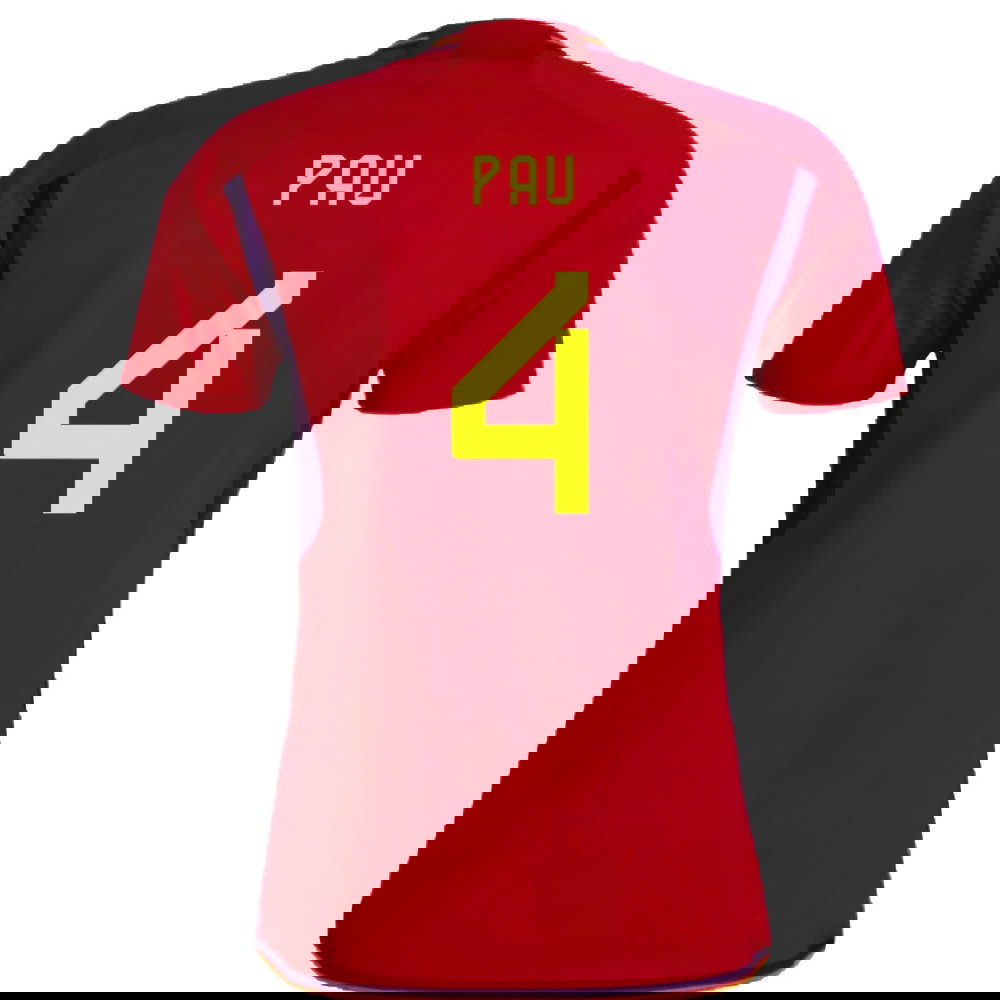 Spain 2022-23 Home Shirt (Womens XL-) (Pau 4) (Mint)