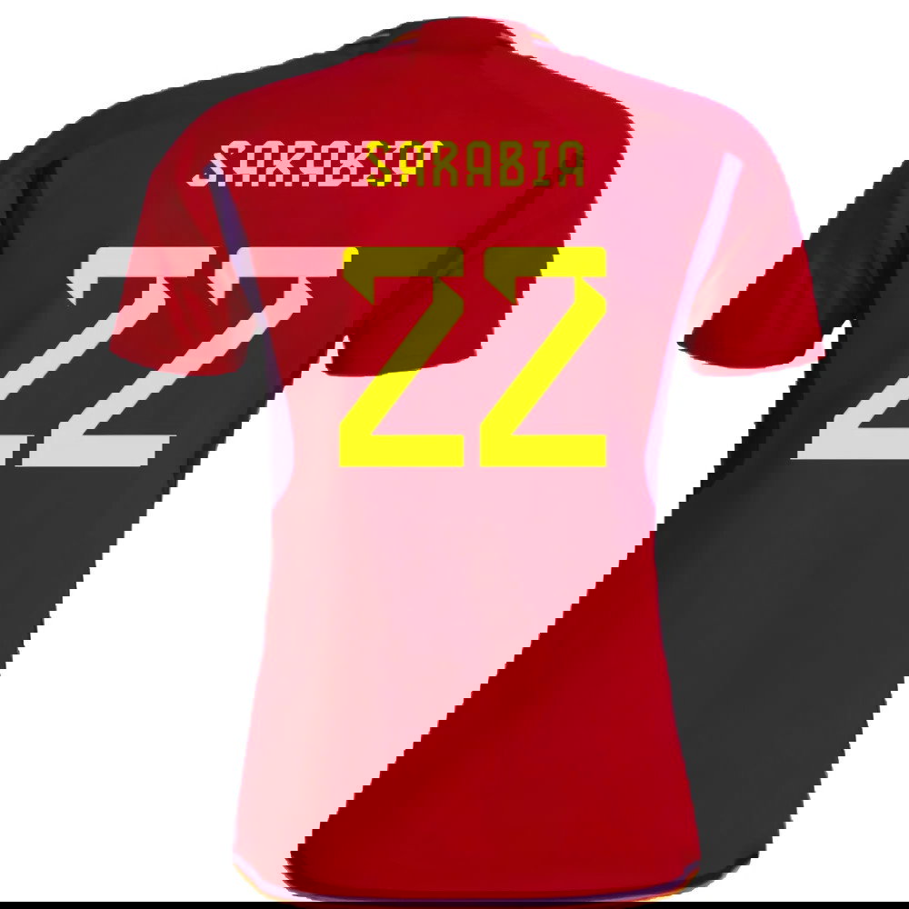 Spain 2022-23 Home Shirt (Womens XL-) (Sarabia 22) (Mint)