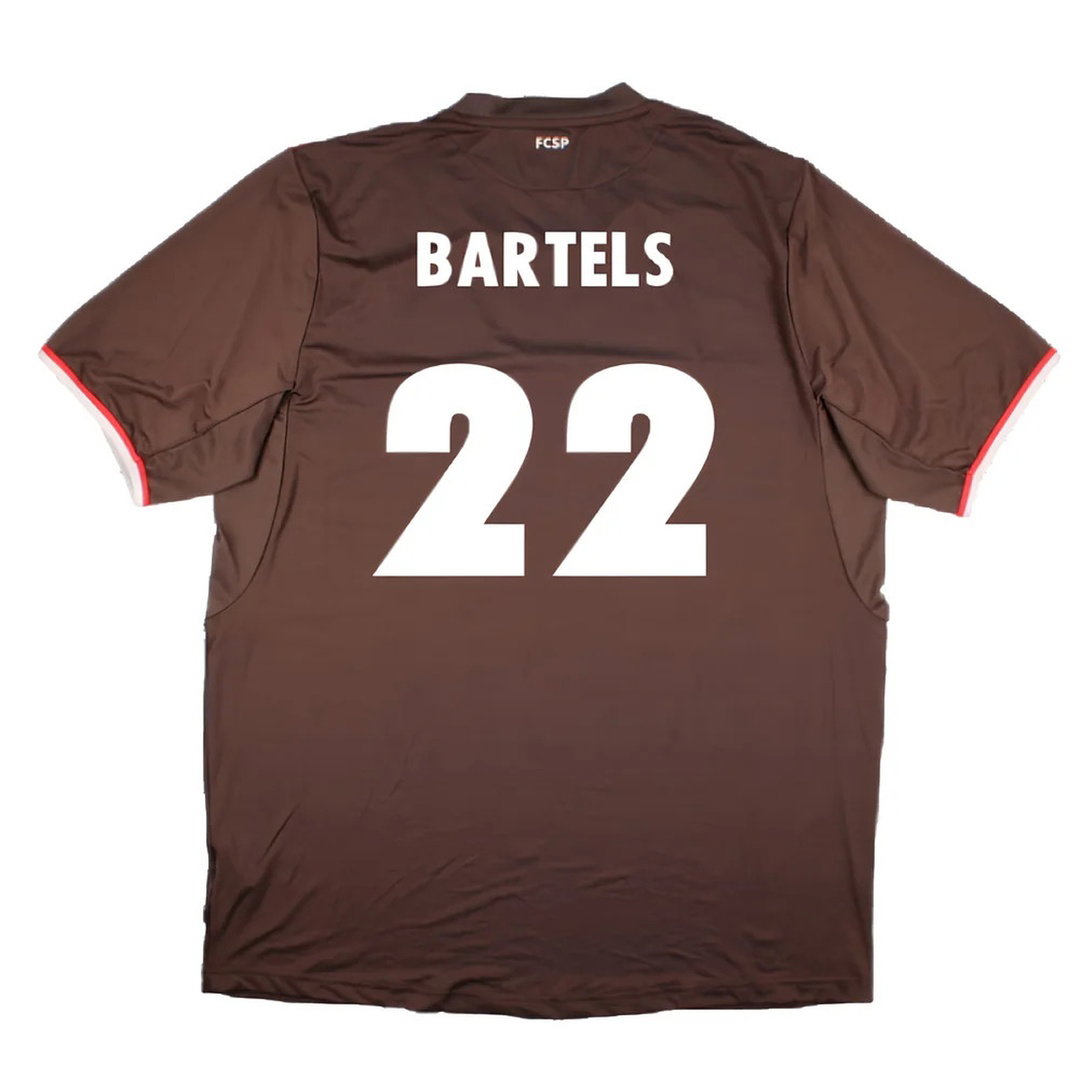 St. Pauli 2013-14 Home Shirt (Sponsorless) (XXL) (Mint) (Bartels 22)