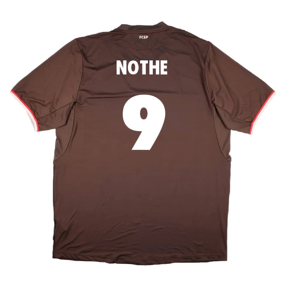St. Pauli 2013-14 Home Shirt (Sponsorless) (XXL) (Mint) (Nothe 9)