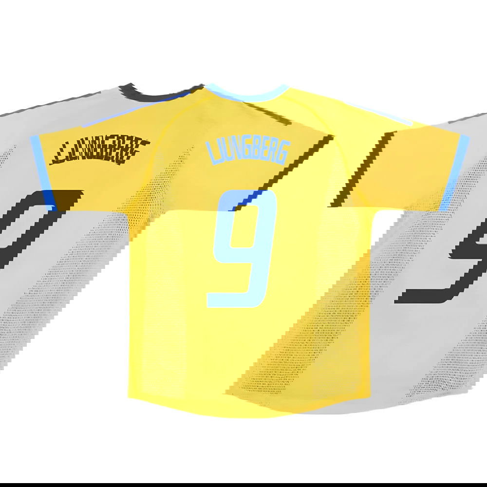 Sweden 2002-03 Home Shirt ((Very Good) S) (Ljungberg 9)