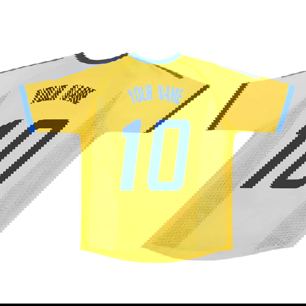 Sweden 2002-03 Home Shirt ((Very Good) S) (Your Name)