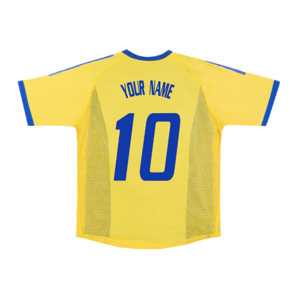 Sweden 2002-03 Home Shirt ((Very Good) S) (Your Name)