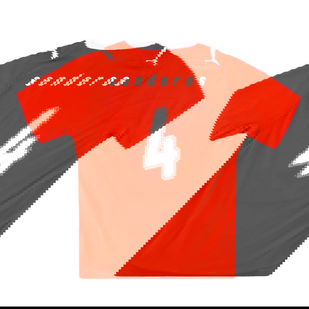 Switzerland 2008-10 Home Shirt (Excellent) (Senderos 4)