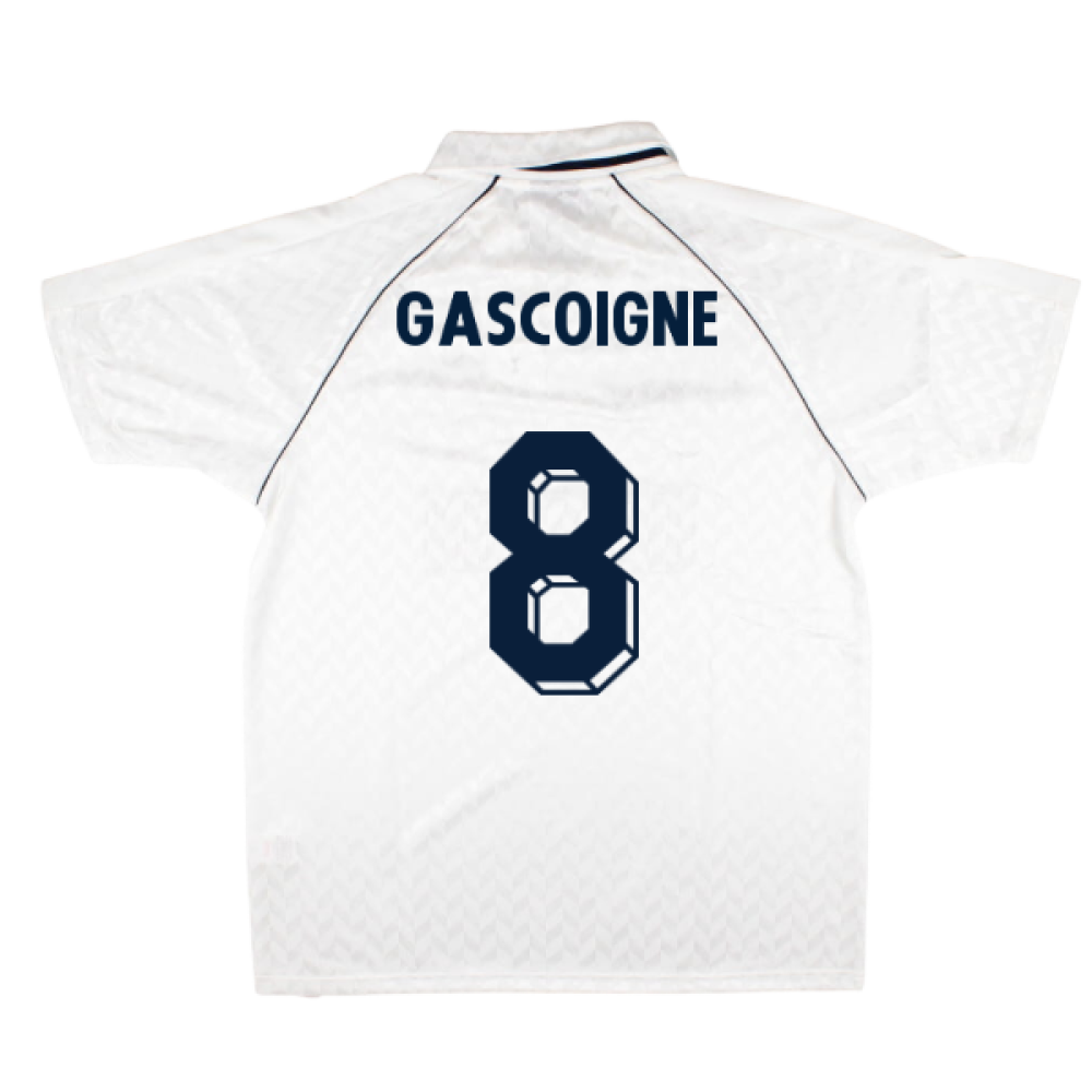 Tottenham 1989 Retro Hummel Home Shirt (Gascoigne 8)