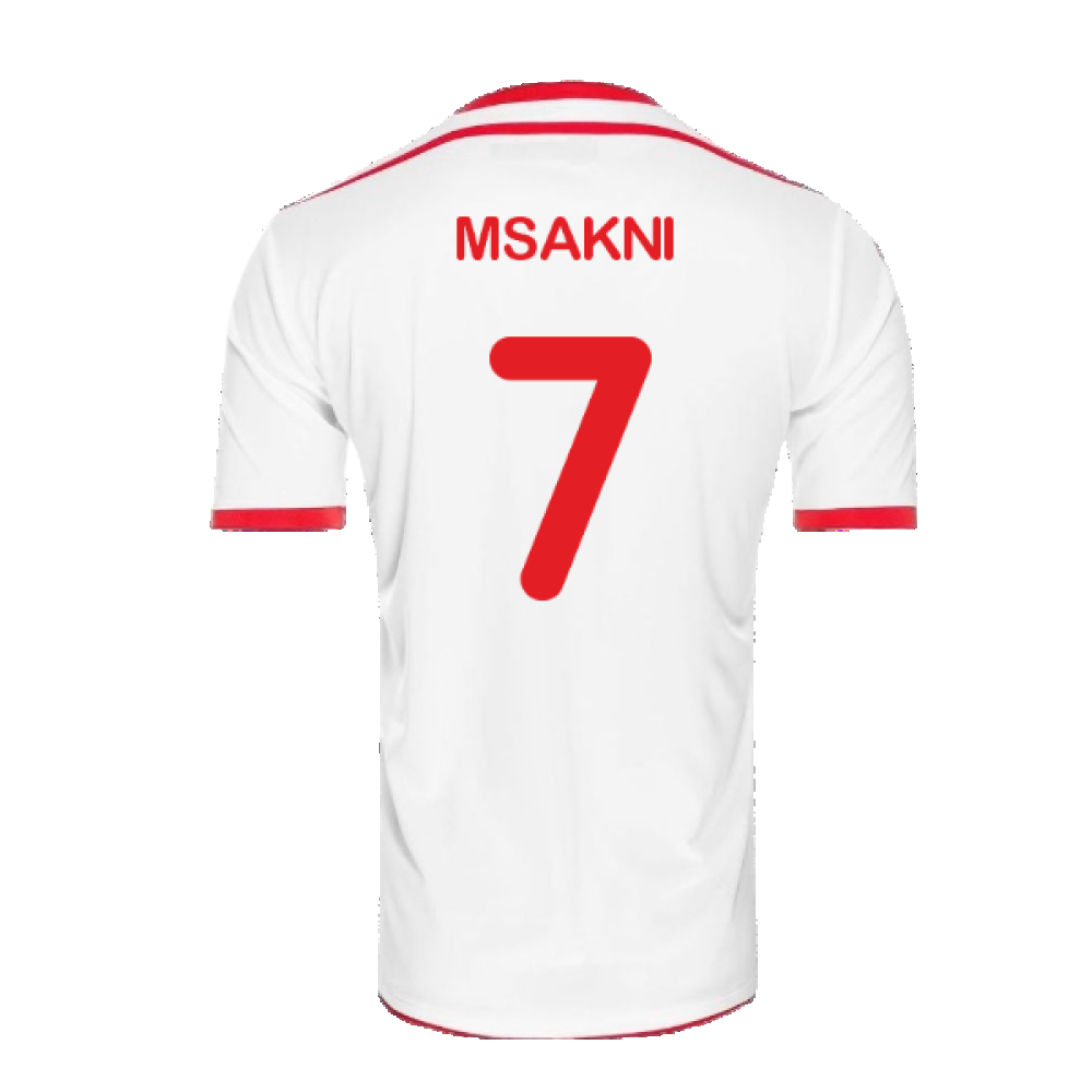 Tunisia 2018 Home Shirt ((Excellent) M) (Msakni 7)
