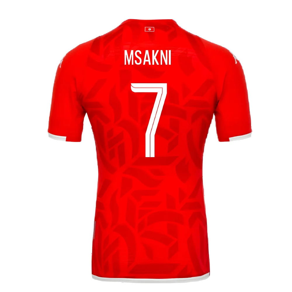 Tunisia 2021-22 Home Shirt (Excellent) (L) ((Excellent) L) (Msakni 7)