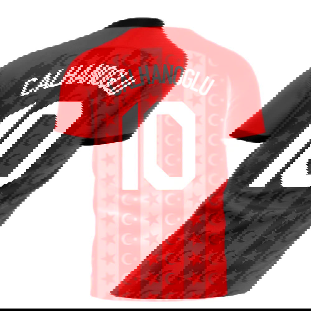 Turkey 2025-2026 Home Concept Football Kit (Libero) (CALHANOGLU 10)