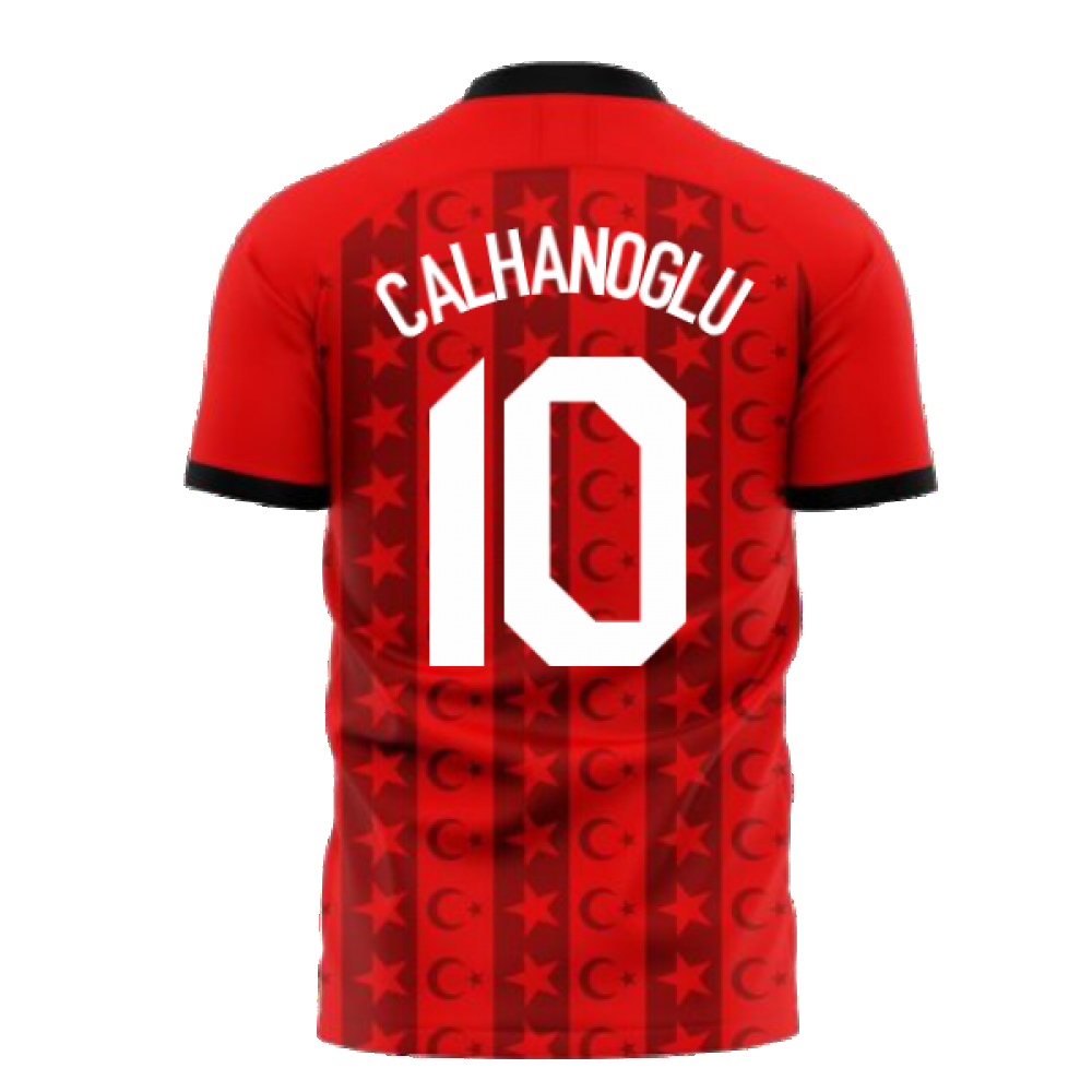 Turkey 2025-2026 Home Concept Football Kit (Libero) (CALHANOGLU 10)