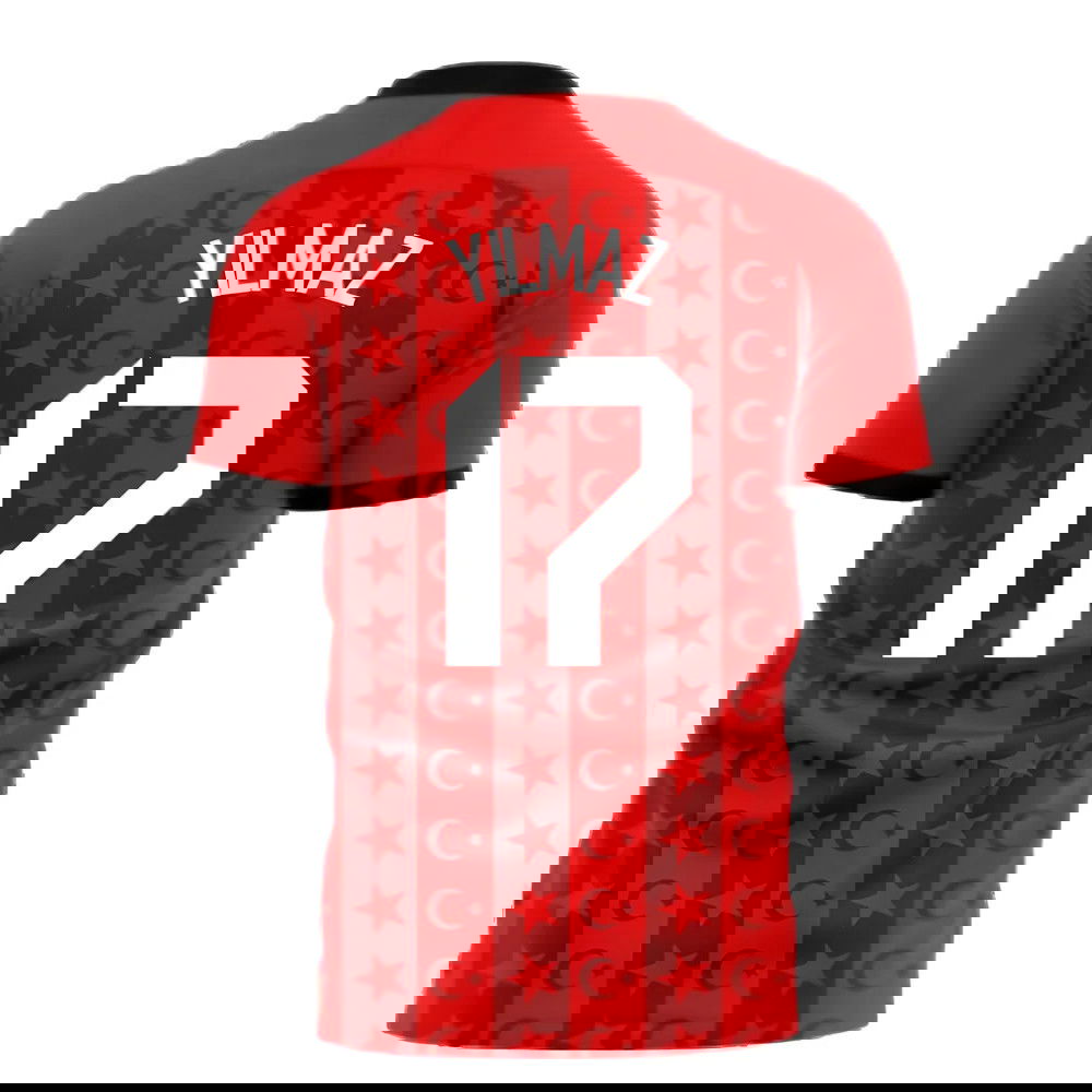 Turkey 2025-2026 Home Concept Football Kit (Libero) (YILMAZ 17)