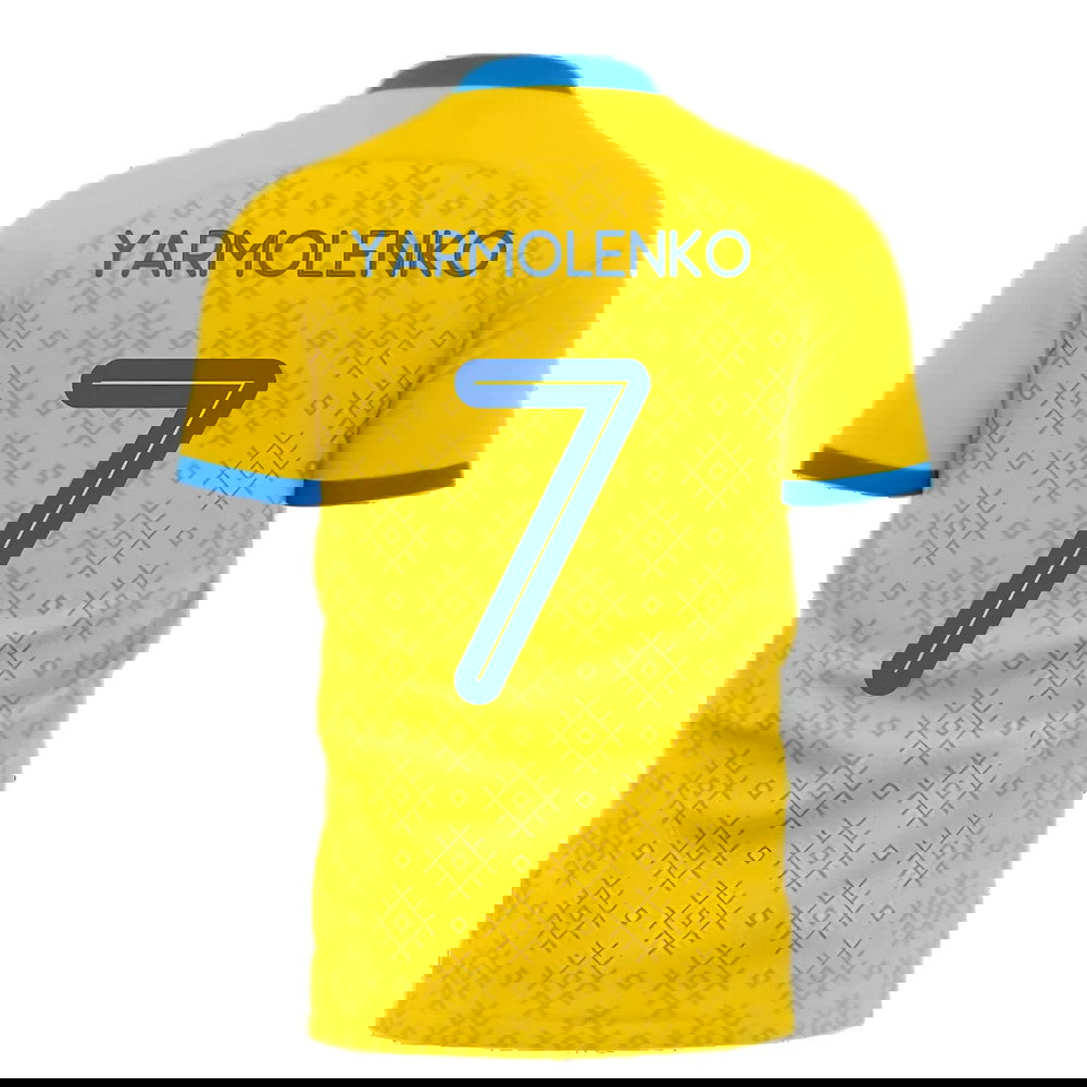 Ukraine 2025-2026 Home Concept Football Kit (Libero) (YARMOLENKO 7)
