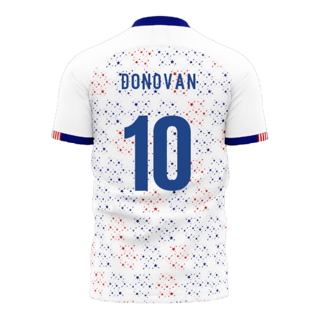  United States 2025-2026 Home Concept Football Kit (Libero) (DONOVAN 10)