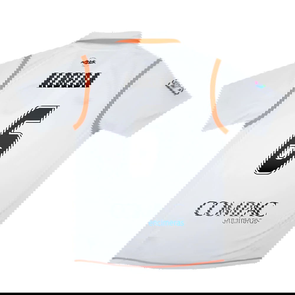 Valencia 2007-08 Home Shirt ((Excellent) S) (Albelda 6)