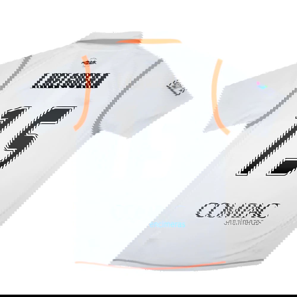 Valencia 2007-08 Home Shirt ((Excellent) S) (I.Helguera 15)