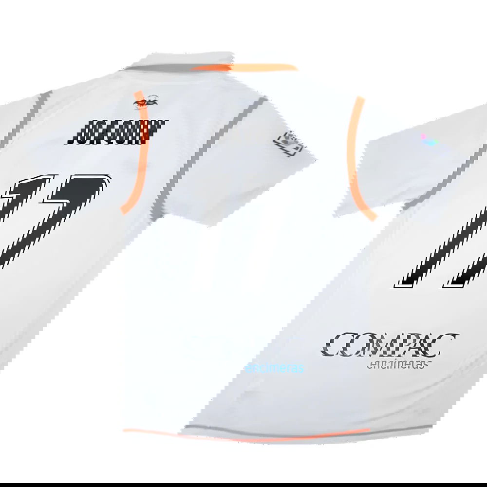 Valencia 2007-08 Home Shirt ((Excellent) S) (Joaquin 17)