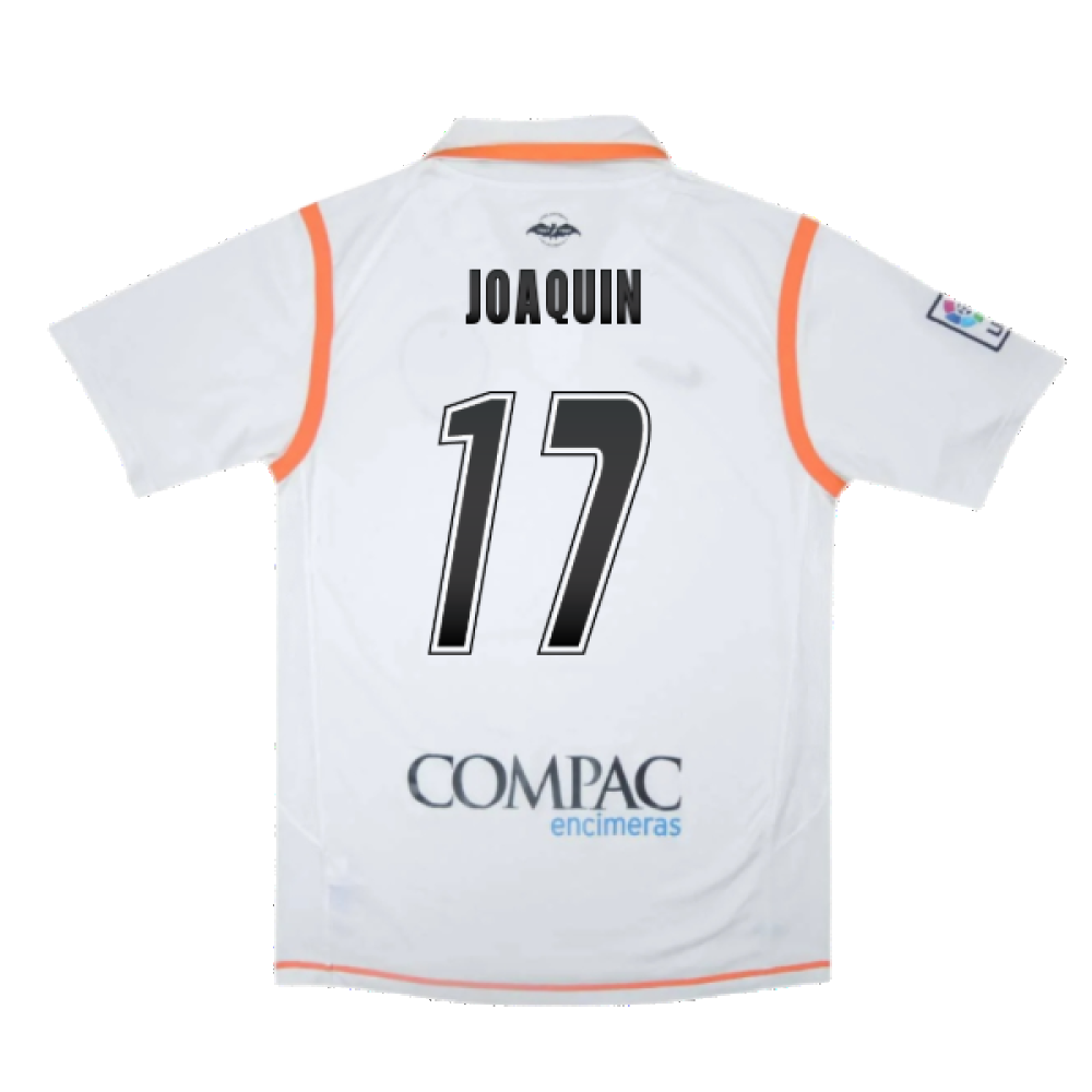 Valencia 2007-08 Home Shirt ((Excellent) S) (Joaquin 17)