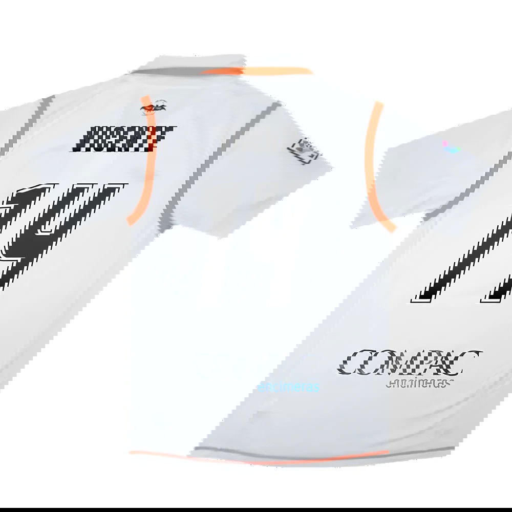 Valencia 2007-08 Home Shirt ((Excellent) S) (Vicente 14)