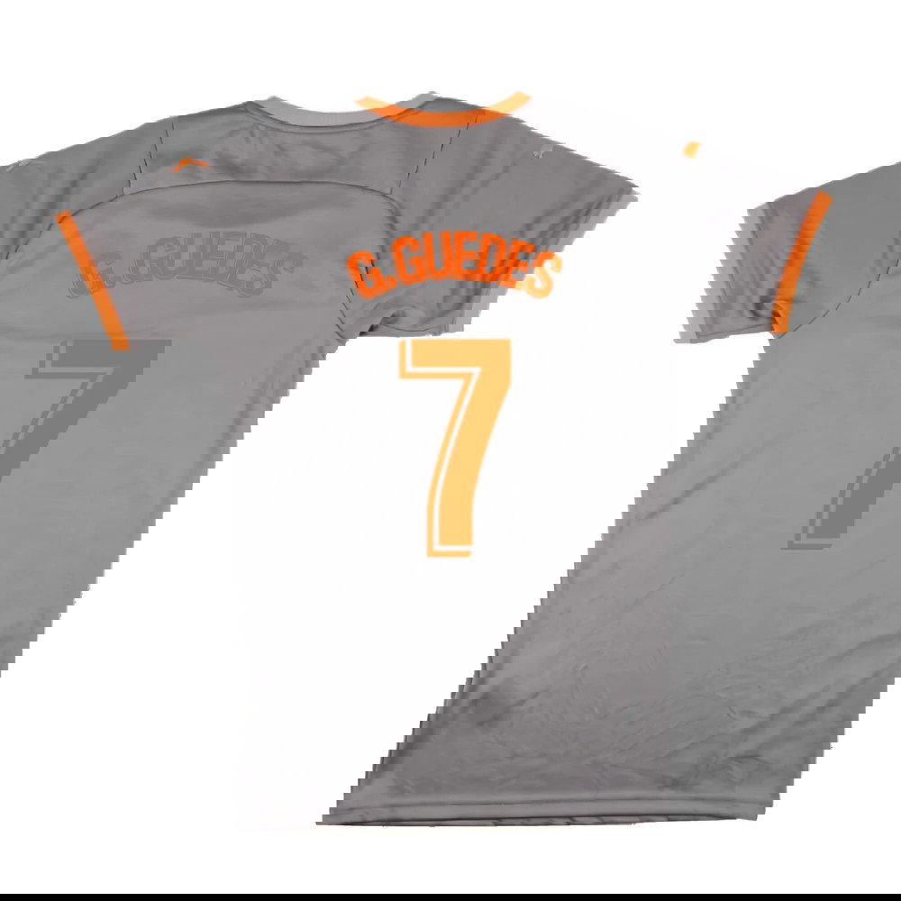 Valencia 2021-22 Fourth Shirt (XL) (Mint) (G.GUEDES 7)