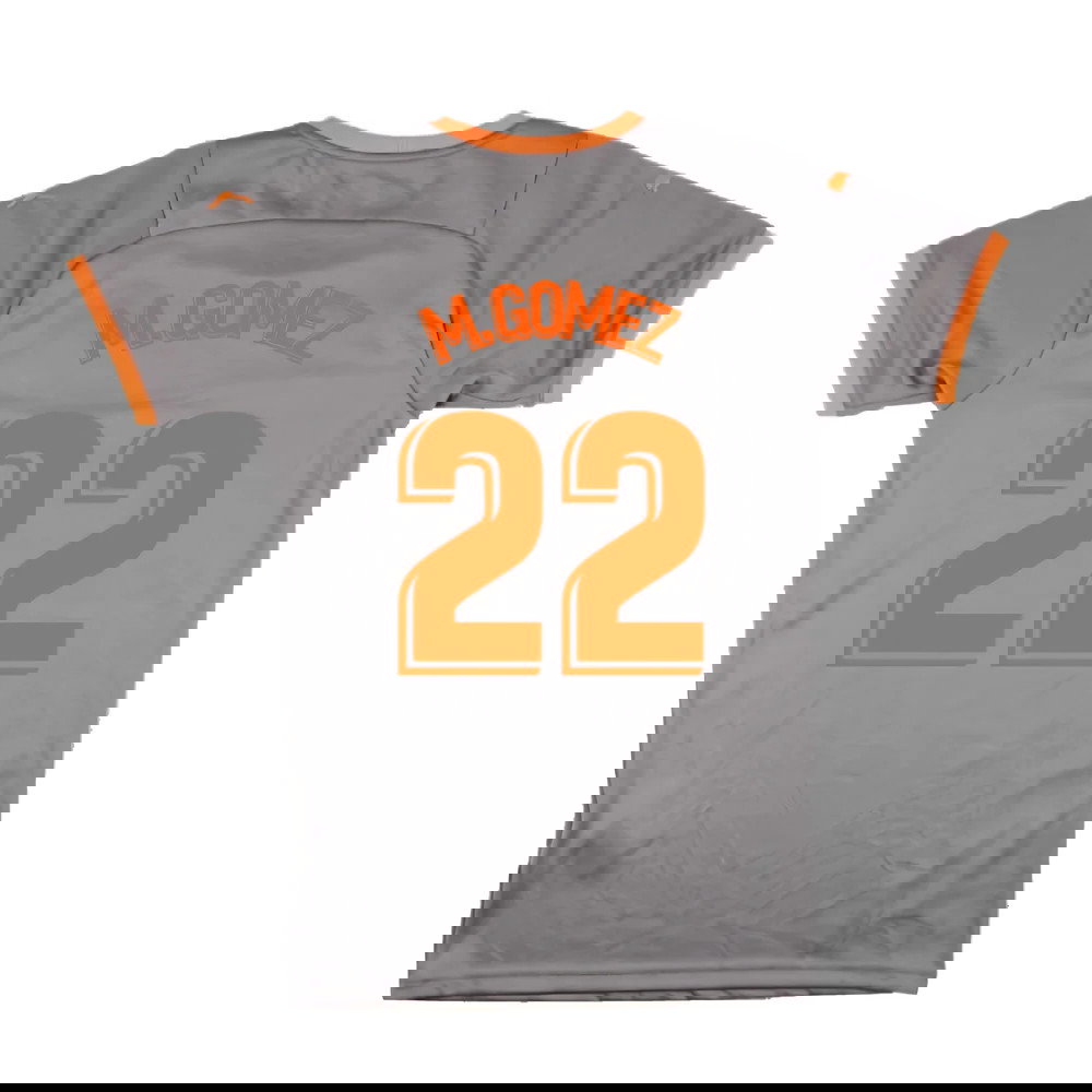 Valencia 2021-22 Fourth Shirt (XL) (Mint) (M.GOMEZ 22)