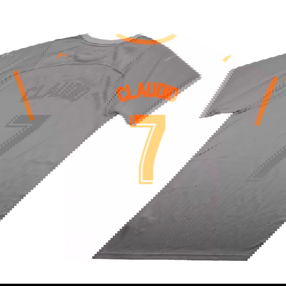 Valencia 2021-22 Fourth Shirt (Sponsorless) (M) (Mint) (CLAUDIO 7)