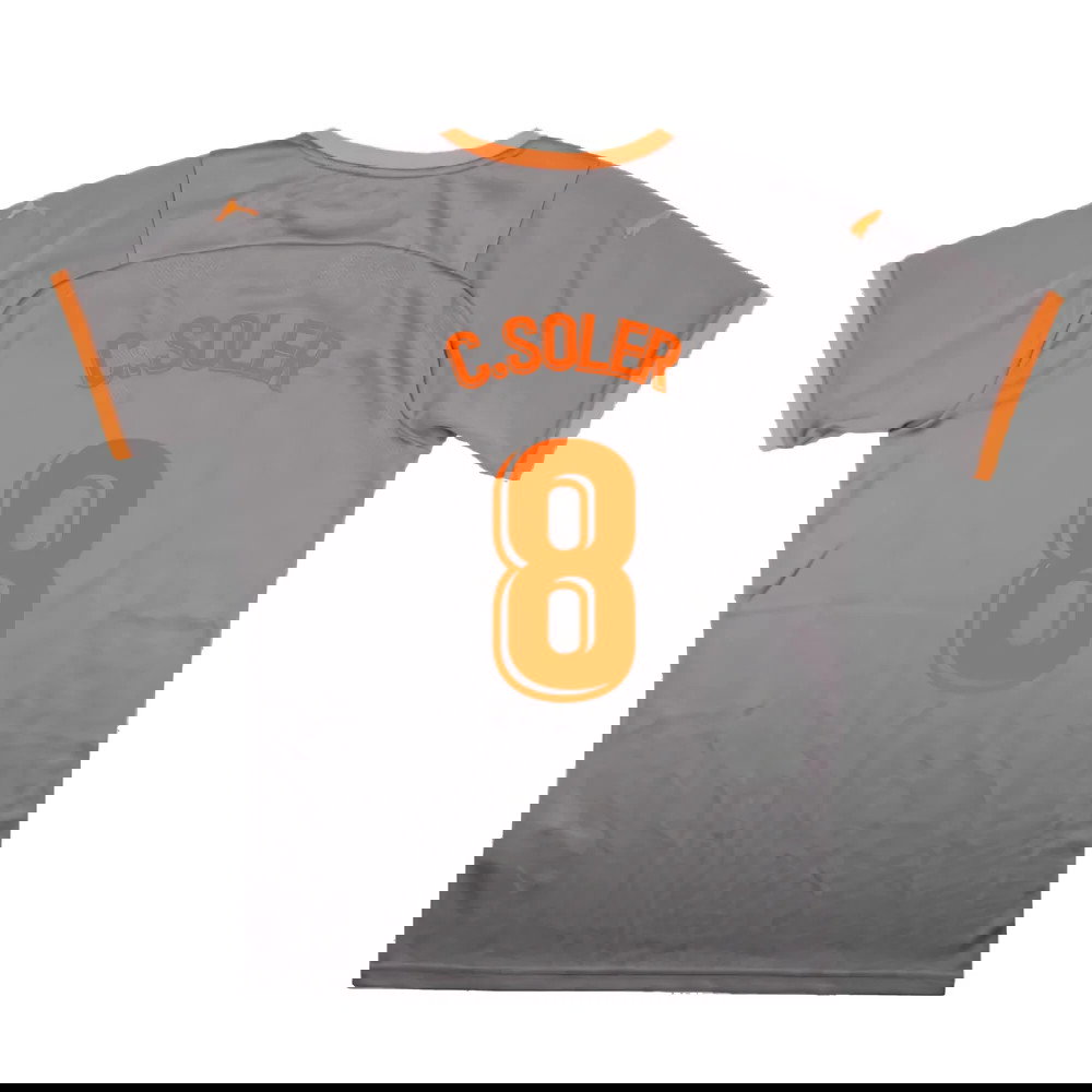 Valencia 2021-22 Fourth Shirt (Sponsorless) (M) (Mint) (C.SOLER 8)