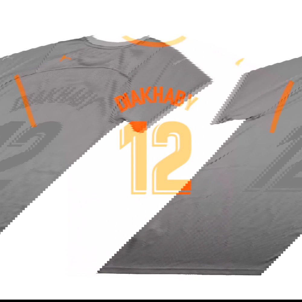 Valencia 2021-22 Fourth Shirt (Sponsorless) (M) (Mint) (DIAKHABY 12)