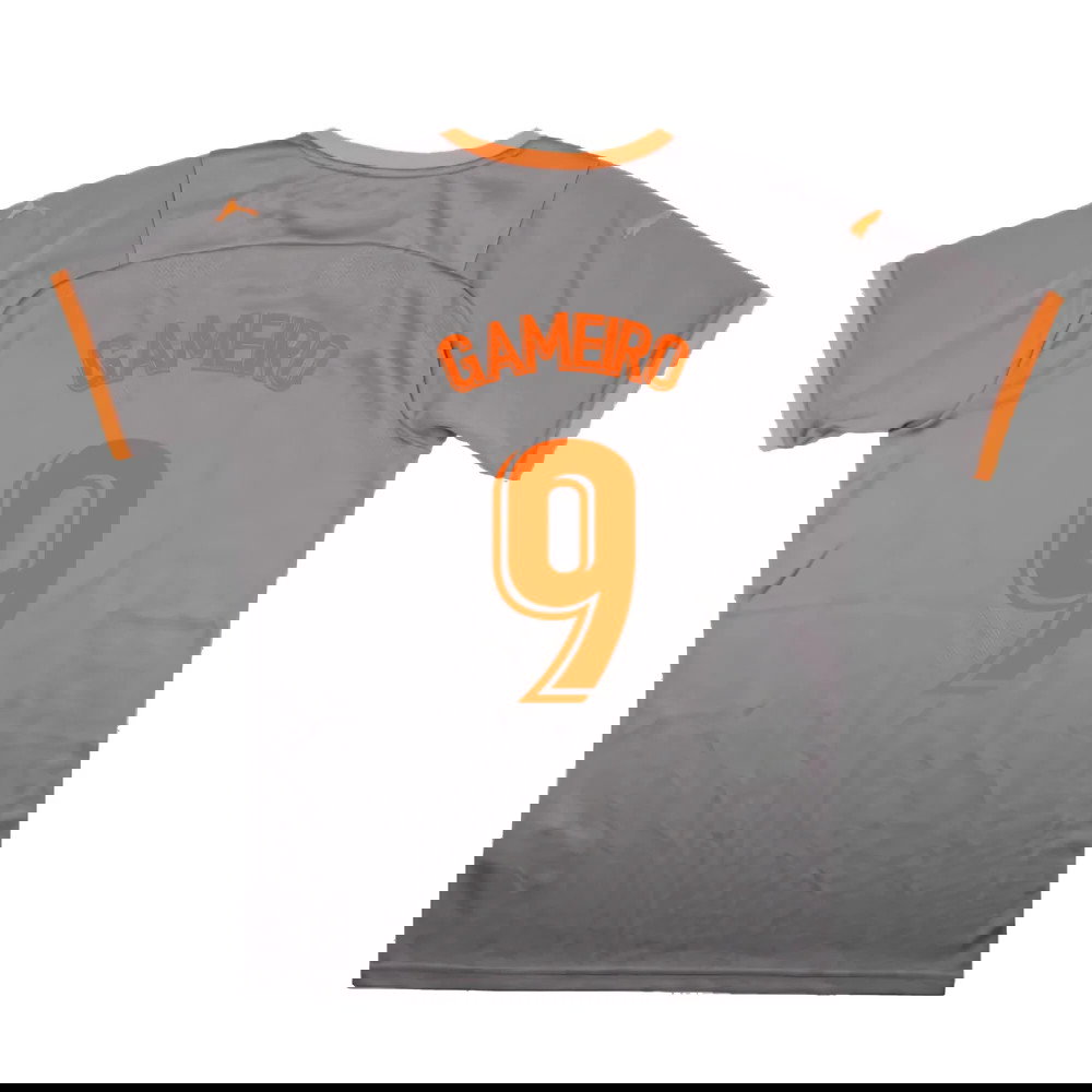 Valencia 2021-22 Fourth Shirt (Sponsorless) (M) (Mint) (GAMEIRO 9)