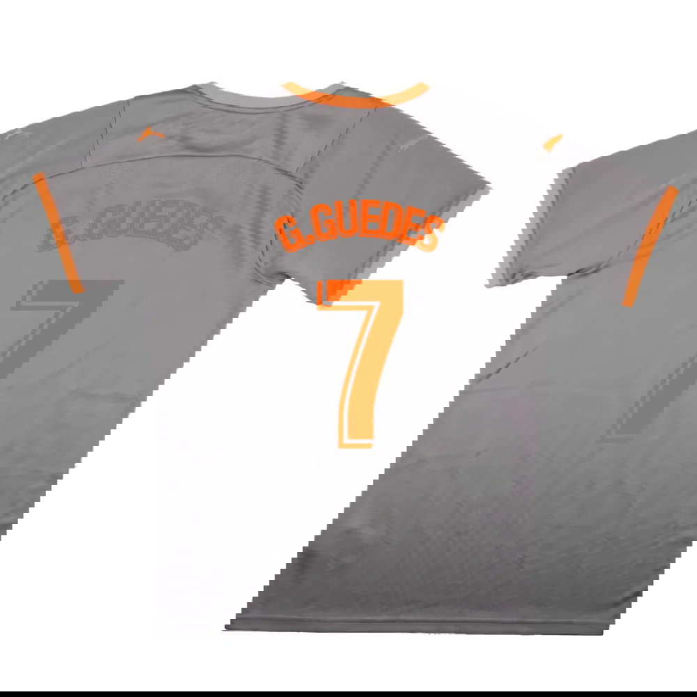 Valencia 2021-22 Fourth Shirt (Sponsorless) (M) (Mint) (G.GUEDES 7)
