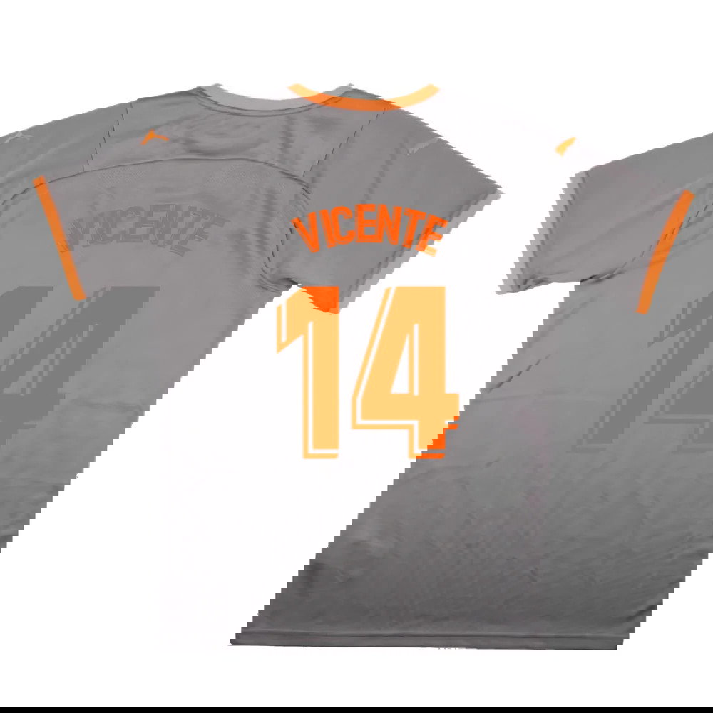 Valencia 2021-22 Fourth Shirt (Sponsorless) (M) (Mint) (VICENTE 14)