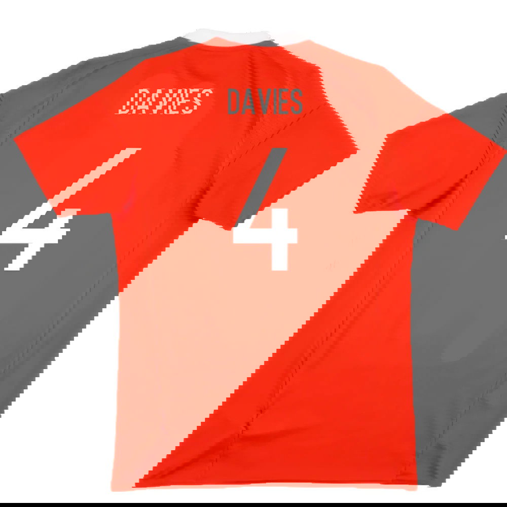 Wales 2016-2017 Home Shirt (S) (Excellent) (Davies 4)