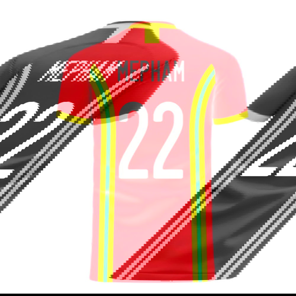 Wales 2025-2026 Home Concept Football Kit (Libero) (MEPHAM 22)