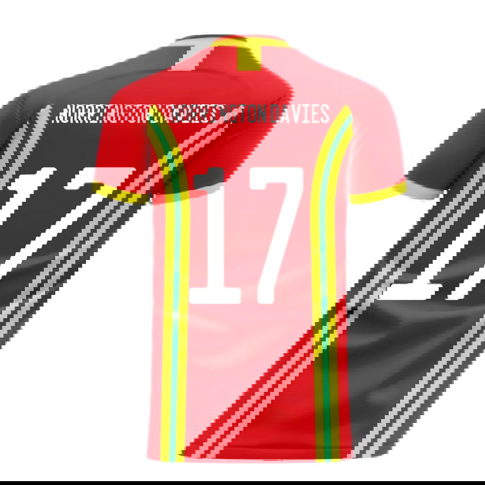 Wales 2025-2026 Home Concept Football Kit (Libero) (NORRINGTON DAVIES 17)