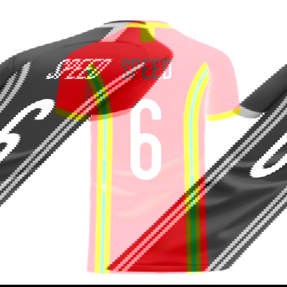 Wales 2025-2026 Home Concept Football Kit (Libero) (SPEED 6)