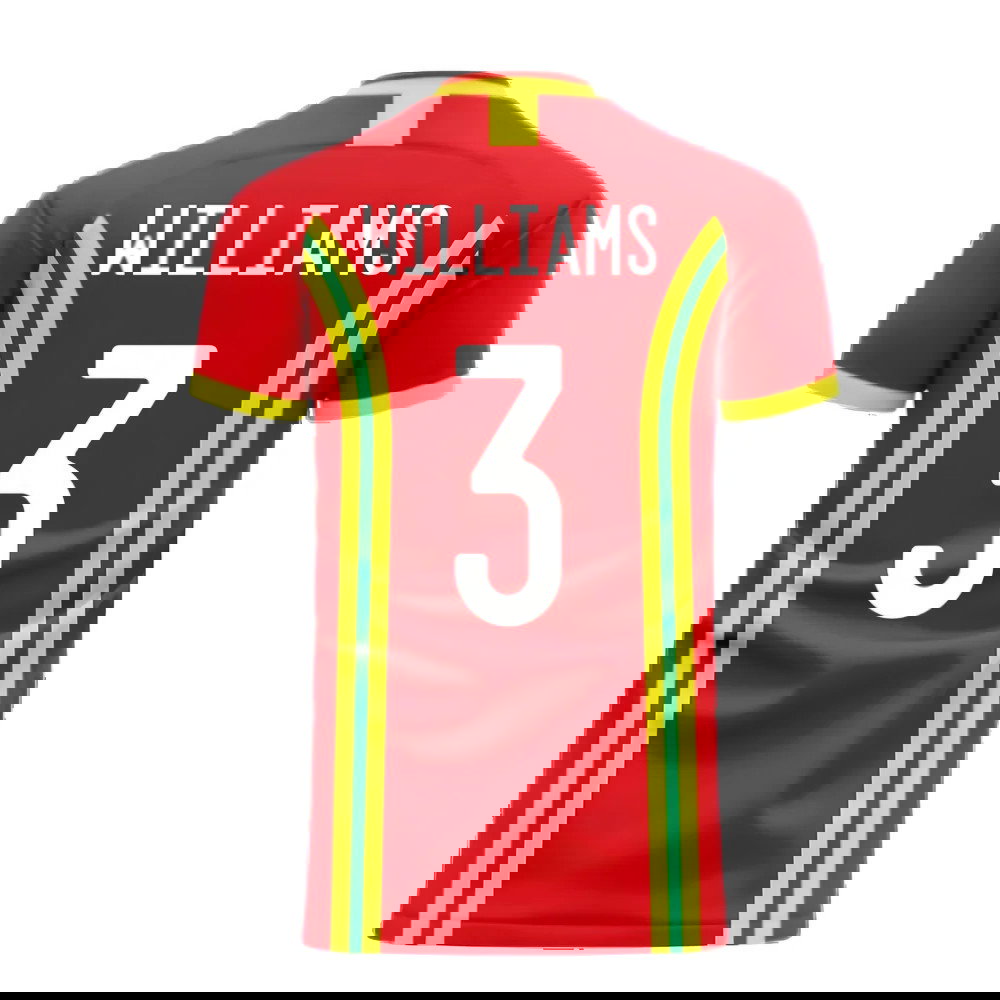 Wales 2025-2026 Home Concept Football Kit (Libero) (WILLIAMS 3)