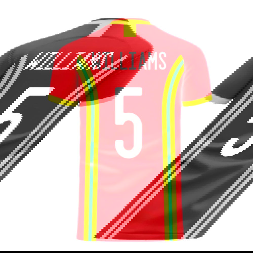 Wales 2025-2026 Home Concept Football Kit (Libero) (WILLIAMS 5)