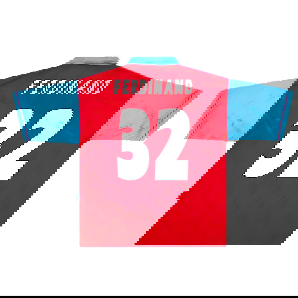 West Ham 1995-97 Home Shirt (XXL) (Mint) (Ferdinand 32)