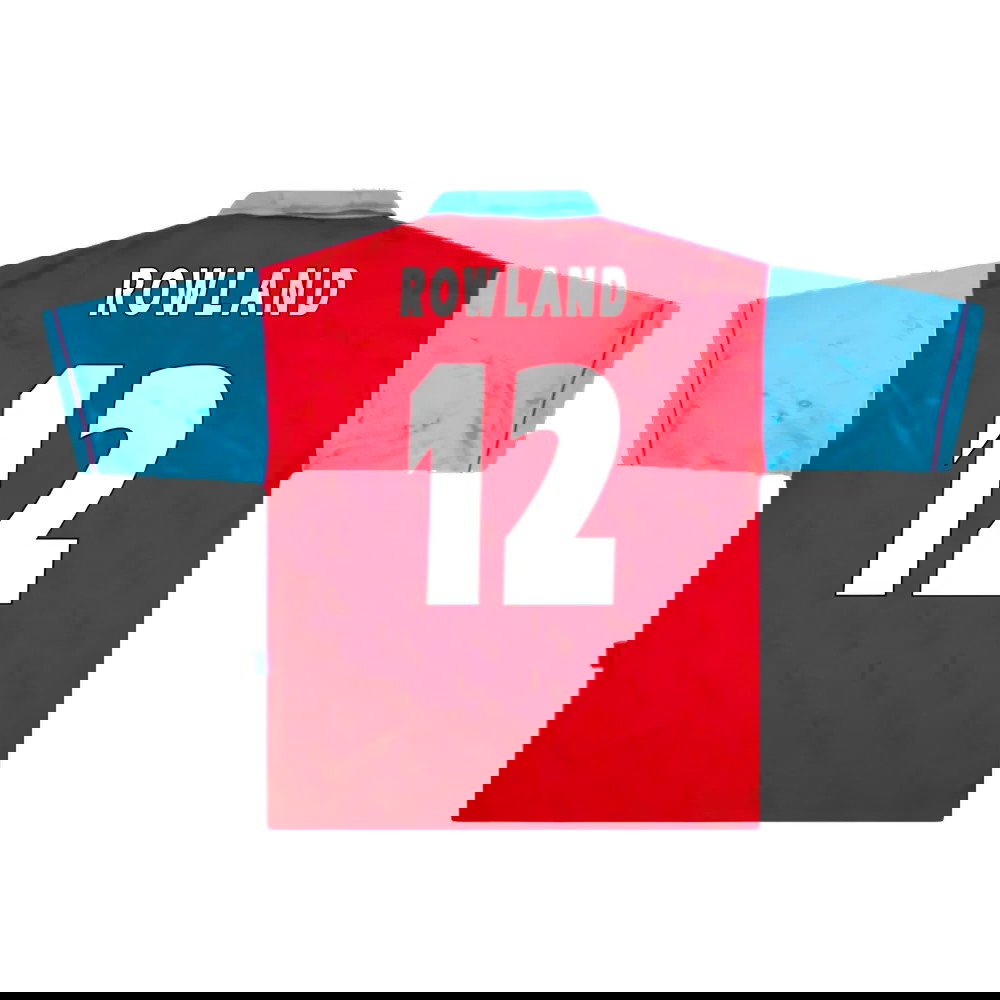 West Ham 1995-97 Home Shirt (XXL) (Mint) (Rowland 12)