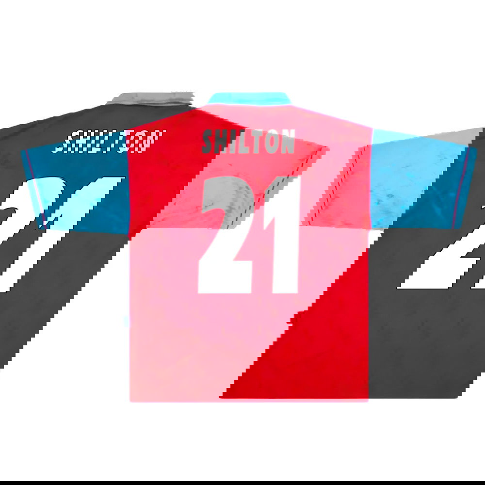 West Ham 1995-97 Home Shirt (XXL) (Mint) (Shilton 21)