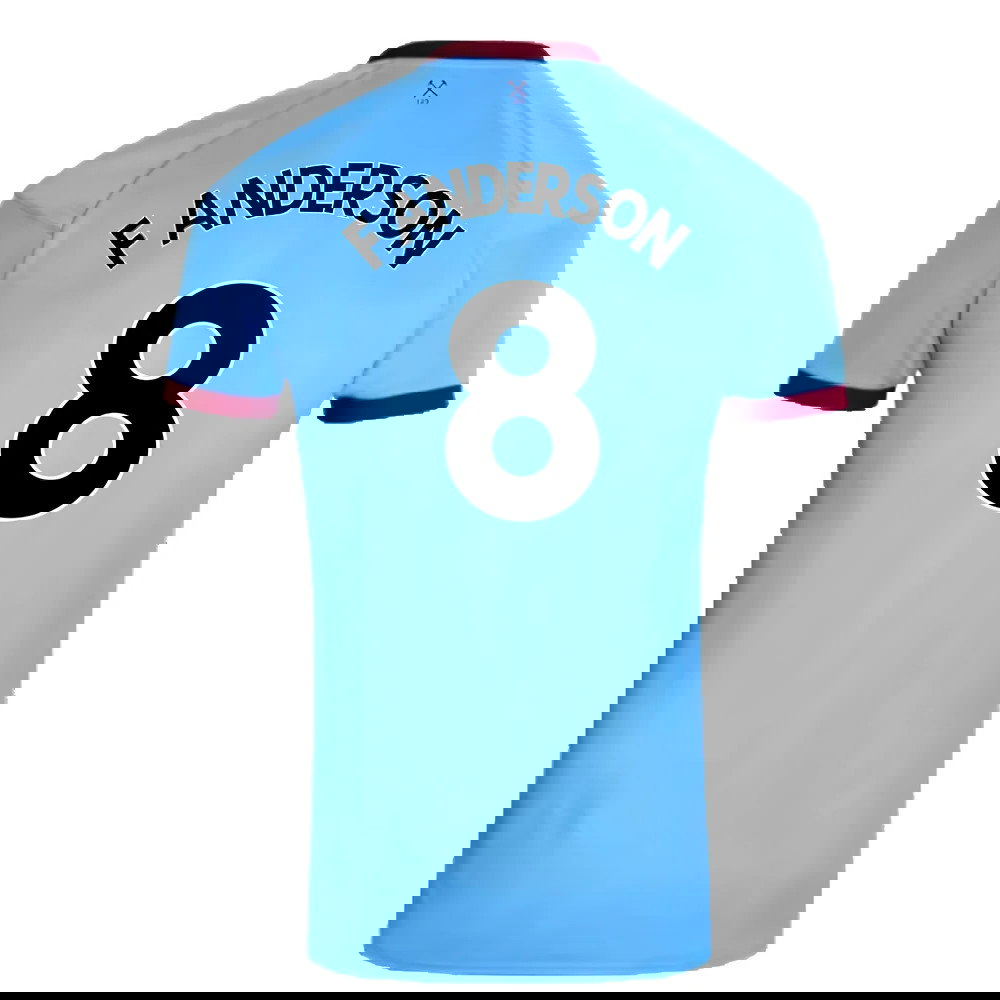 West Ham United 2020-21 Away Shirt (M) (Mint) (F ANDERSON 8)