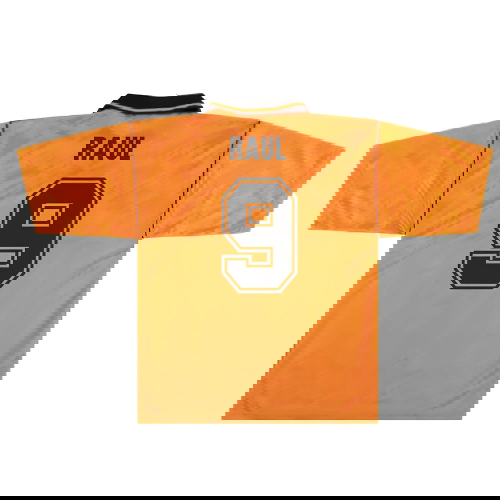 Wolves 1990-92 Home Shirt (L) (Very Good) (Raul 9)