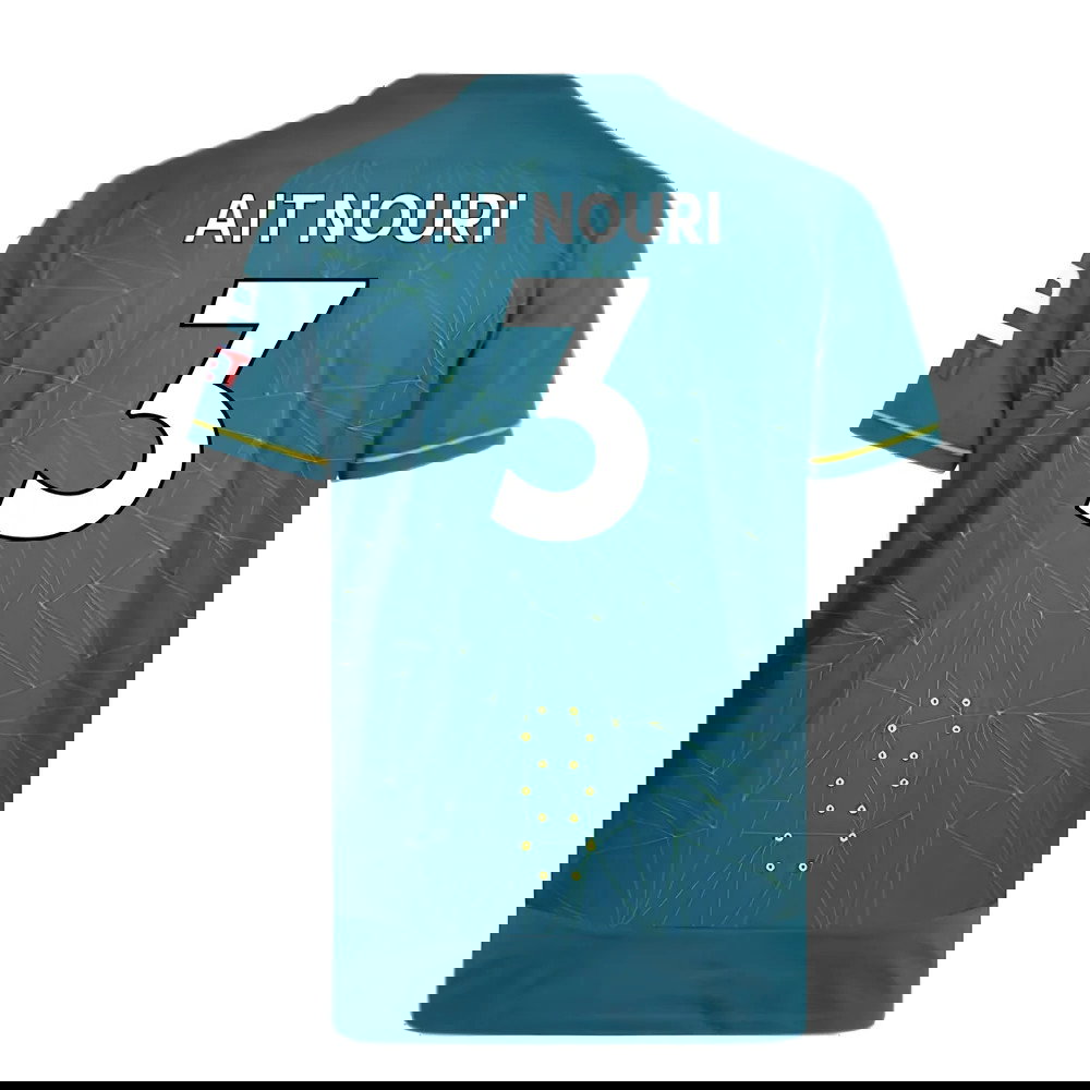 Wolves 2022-23 Pro Away Shirt (Sponsorless) (XXL) (Mint) (AIT NOURI 3)