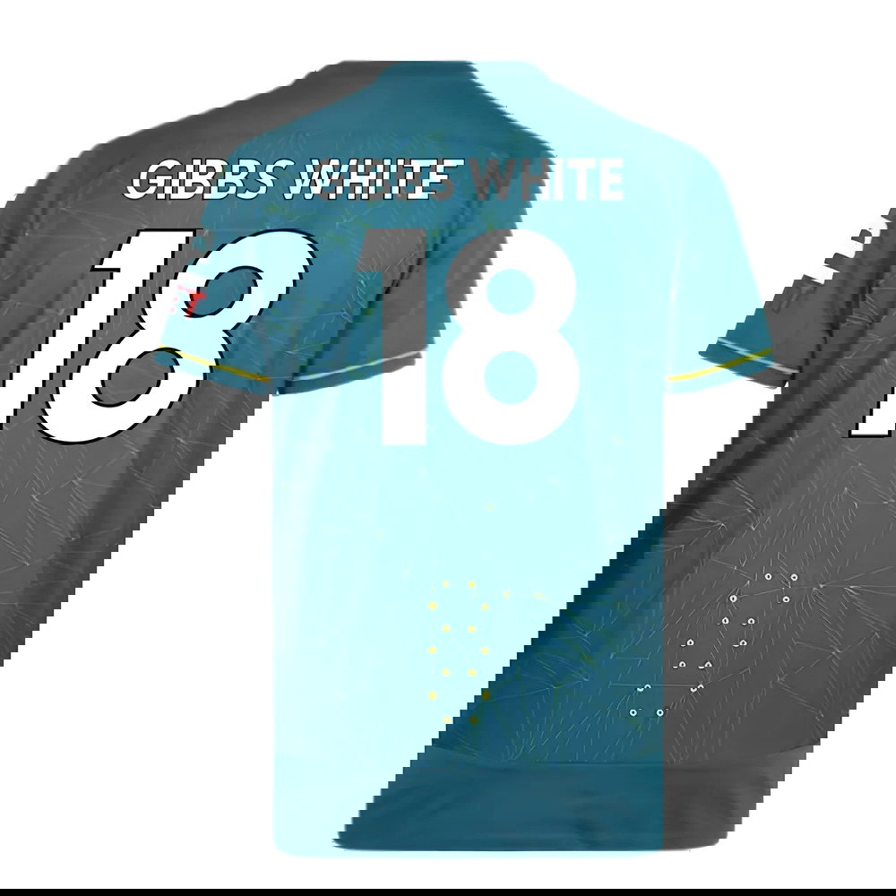 Wolves 2022-23 Pro Away Shirt (Sponsorless) (XXL) (Mint) (GIBBS WHITE 18)