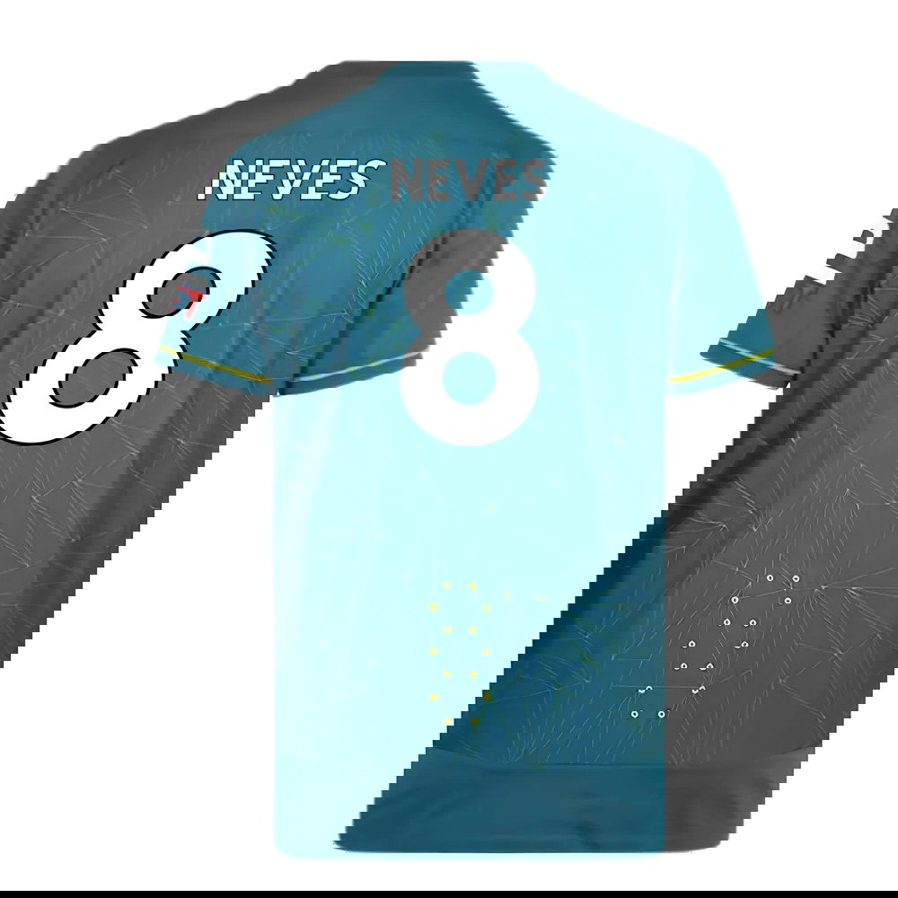 Wolves 2022-23 Pro Away Shirt (Sponsorless) (XXL) (Mint) (NEVES 8)