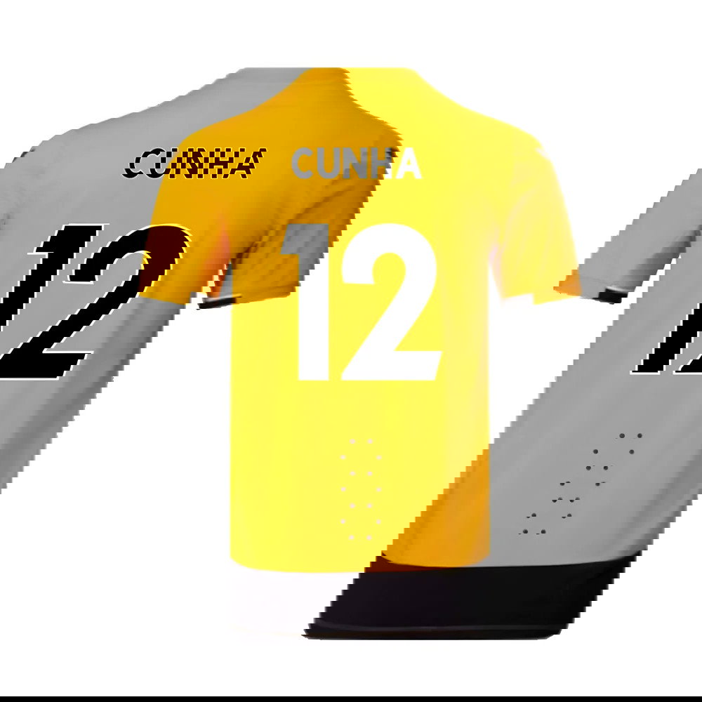 Wolves 2022-23 Pro Home Shirt (Sponsorless) (M) (Excellent) (Cunha 12)