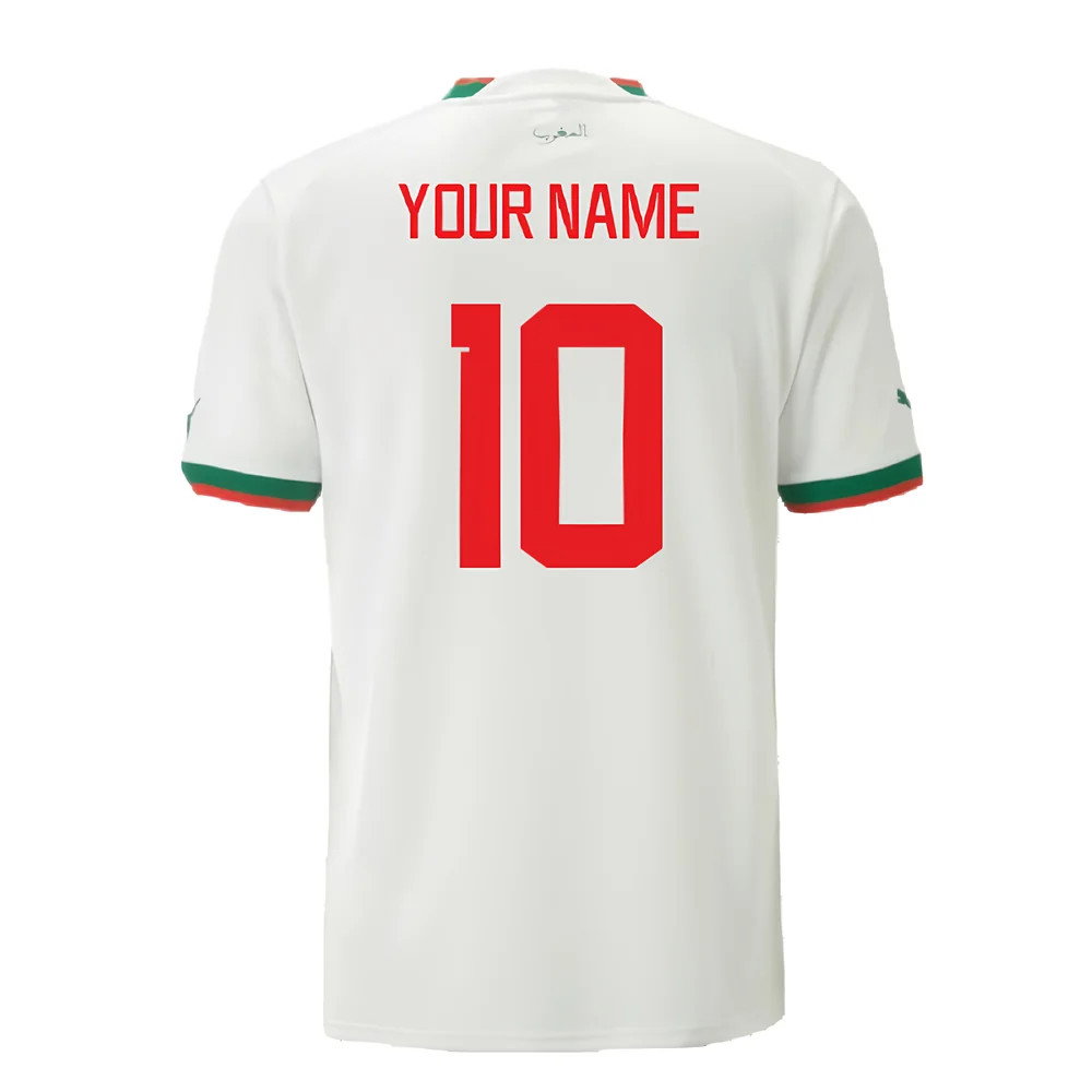 2022-2023 Morocco Away Shirt (Your Name)