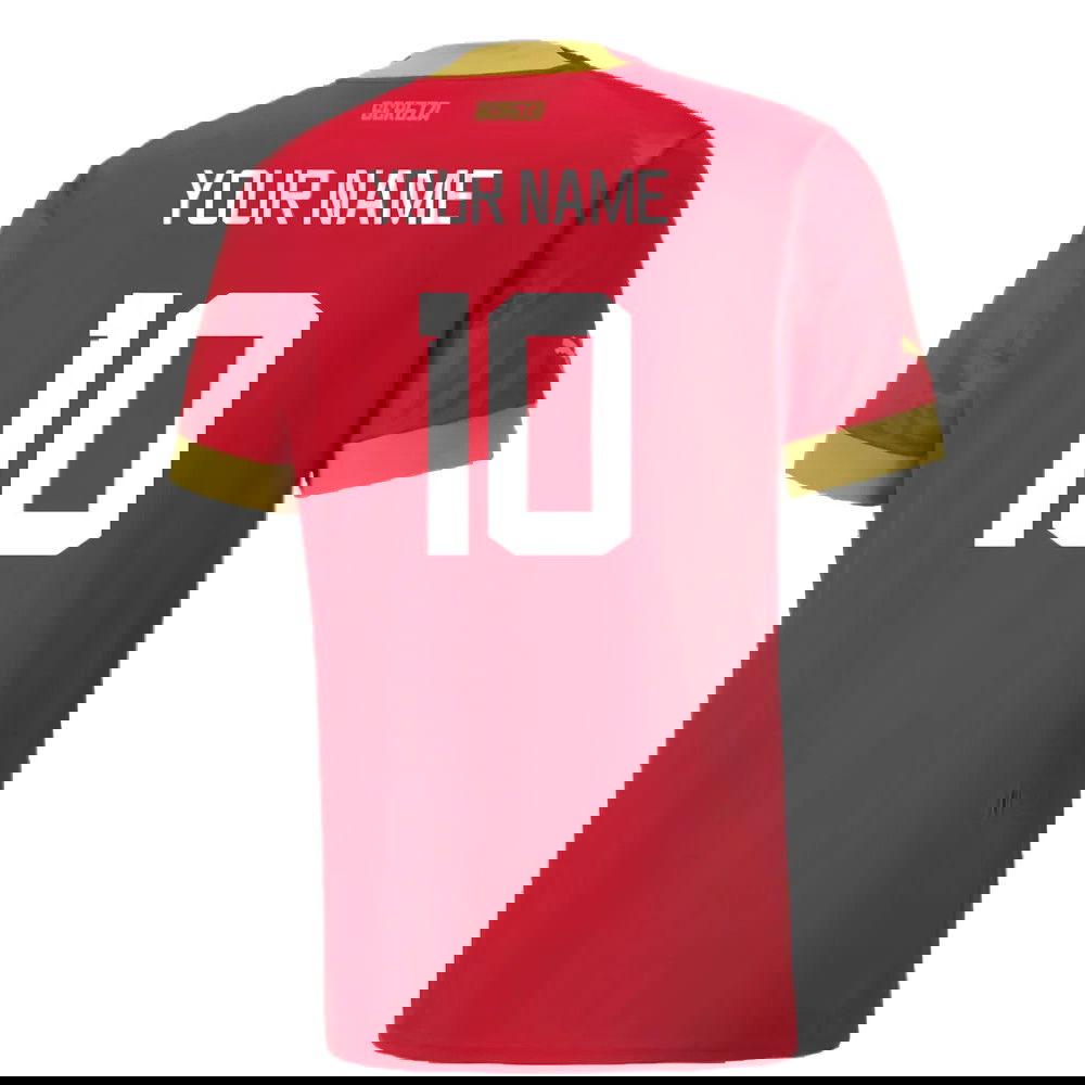 2022-2023 Serbia Home Shirt (Your Name)