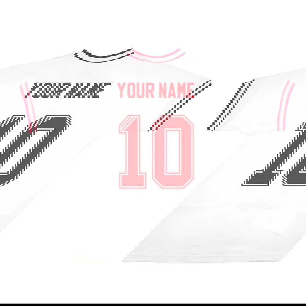 Switzerland 1970s Retro Football Shirt (White) (Your Name)