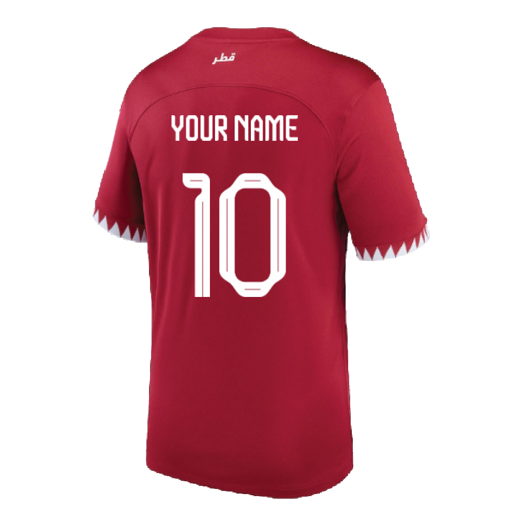 2022-2023 Qatar Home Shirt (Your Name)