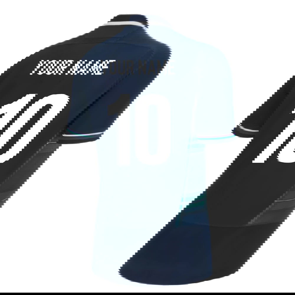 Scotland RWC 2023 Bodyfit Home Rugby Shirt (Your Name)