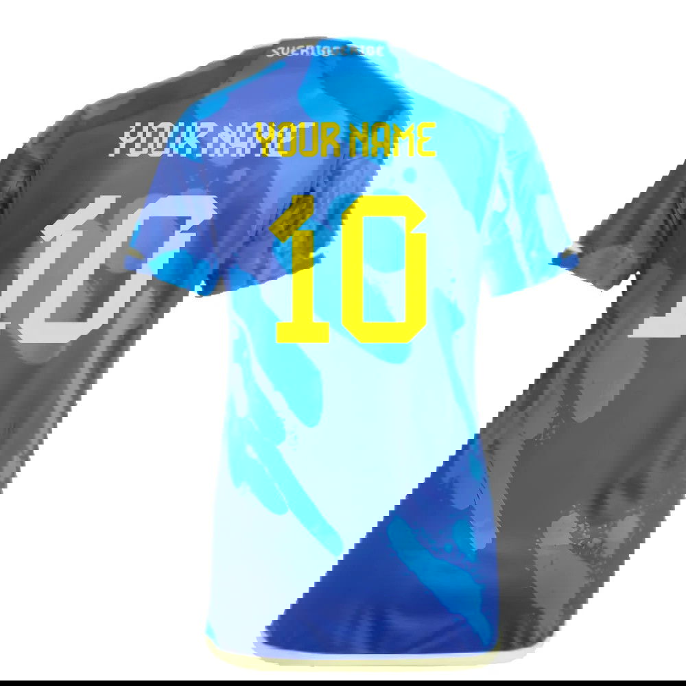 2023-2024 Sweden Away Shirt (Ladies) (Your Name)